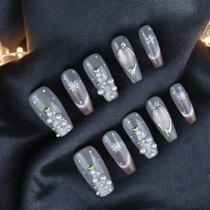 Frosted Luxe - Dress For Nails - Press On Nails