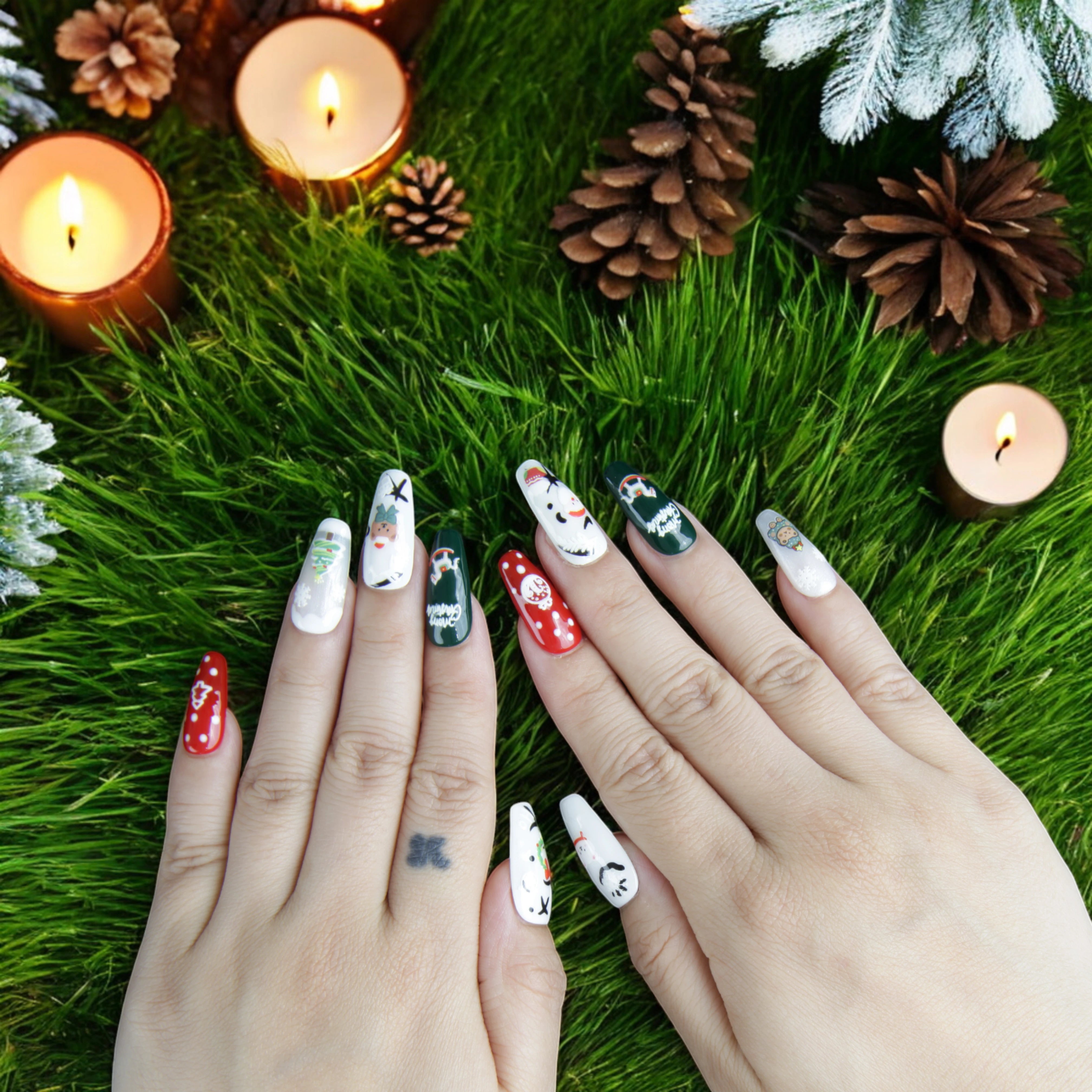 Festive Joy - Dress For Nails - Press On Nails