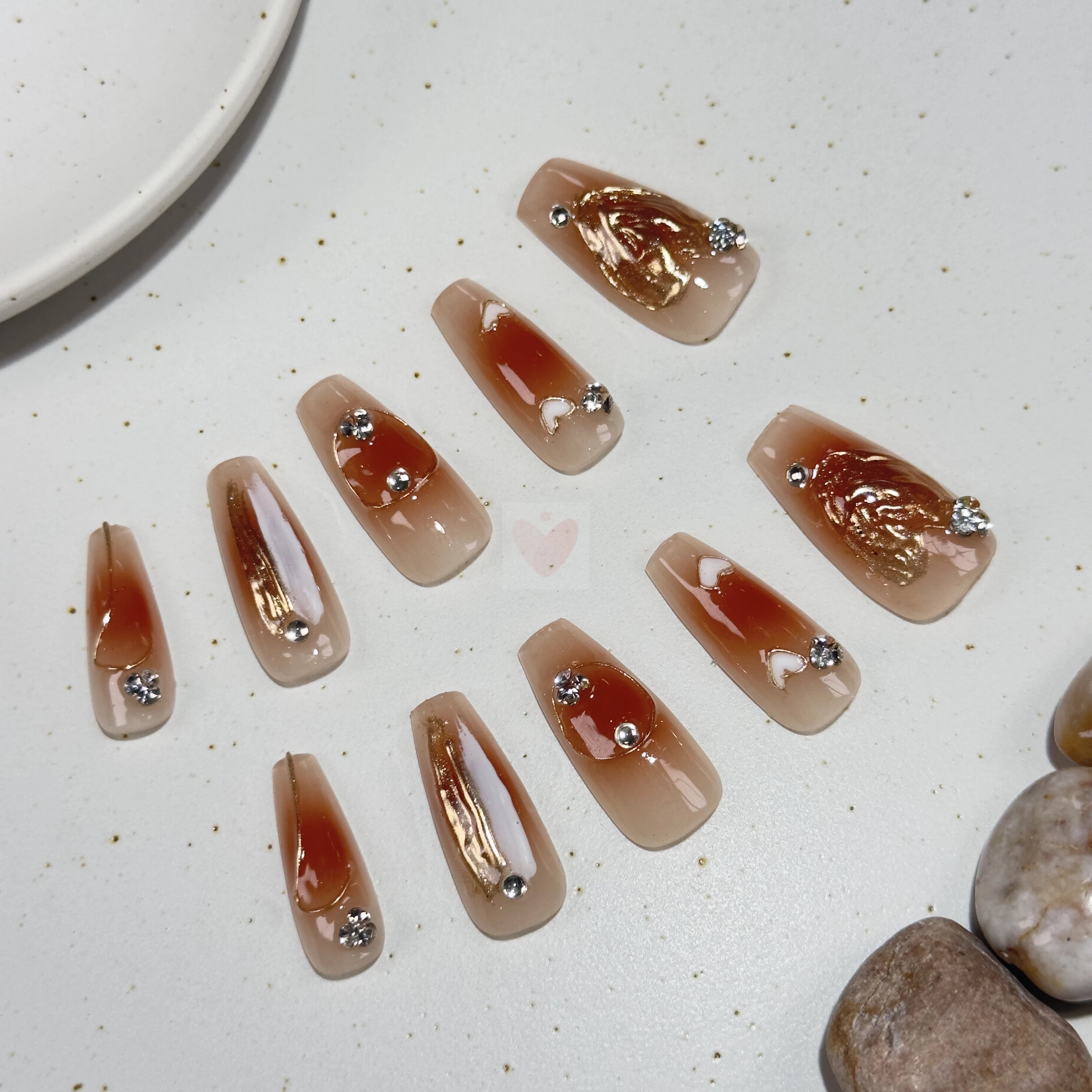 Blushing Adornments - Dress For Nails