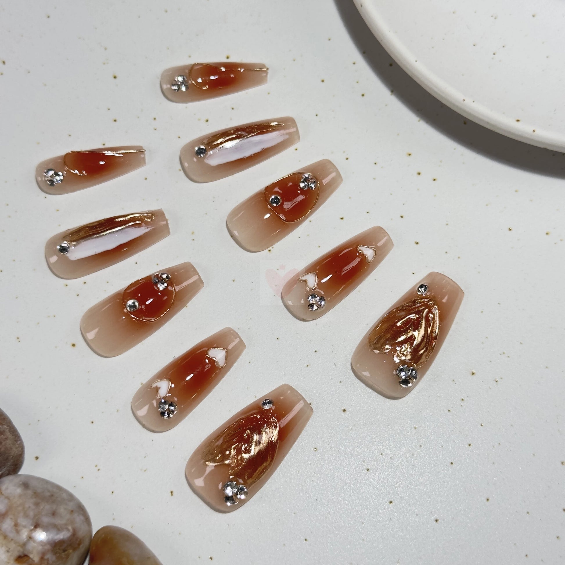 Blushing Adornments - Dress For Nails