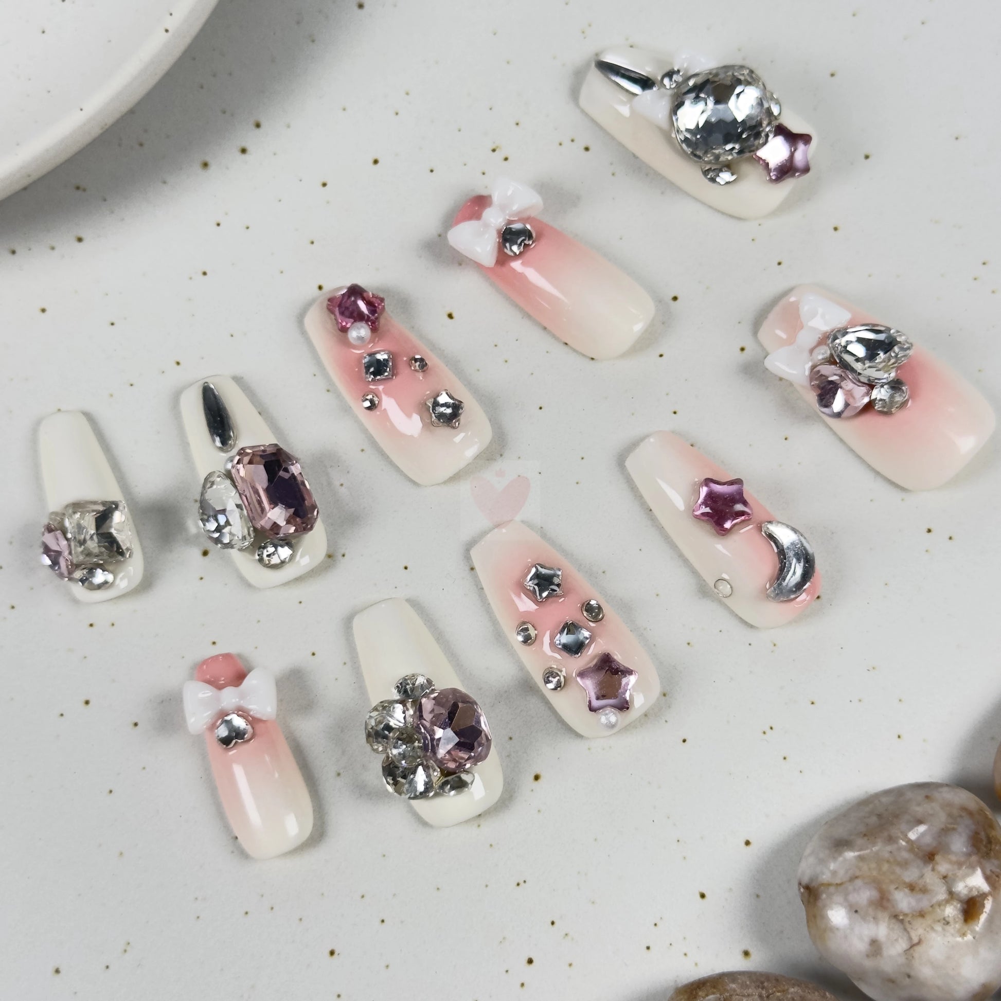 Starry Blush - Dress For Nails