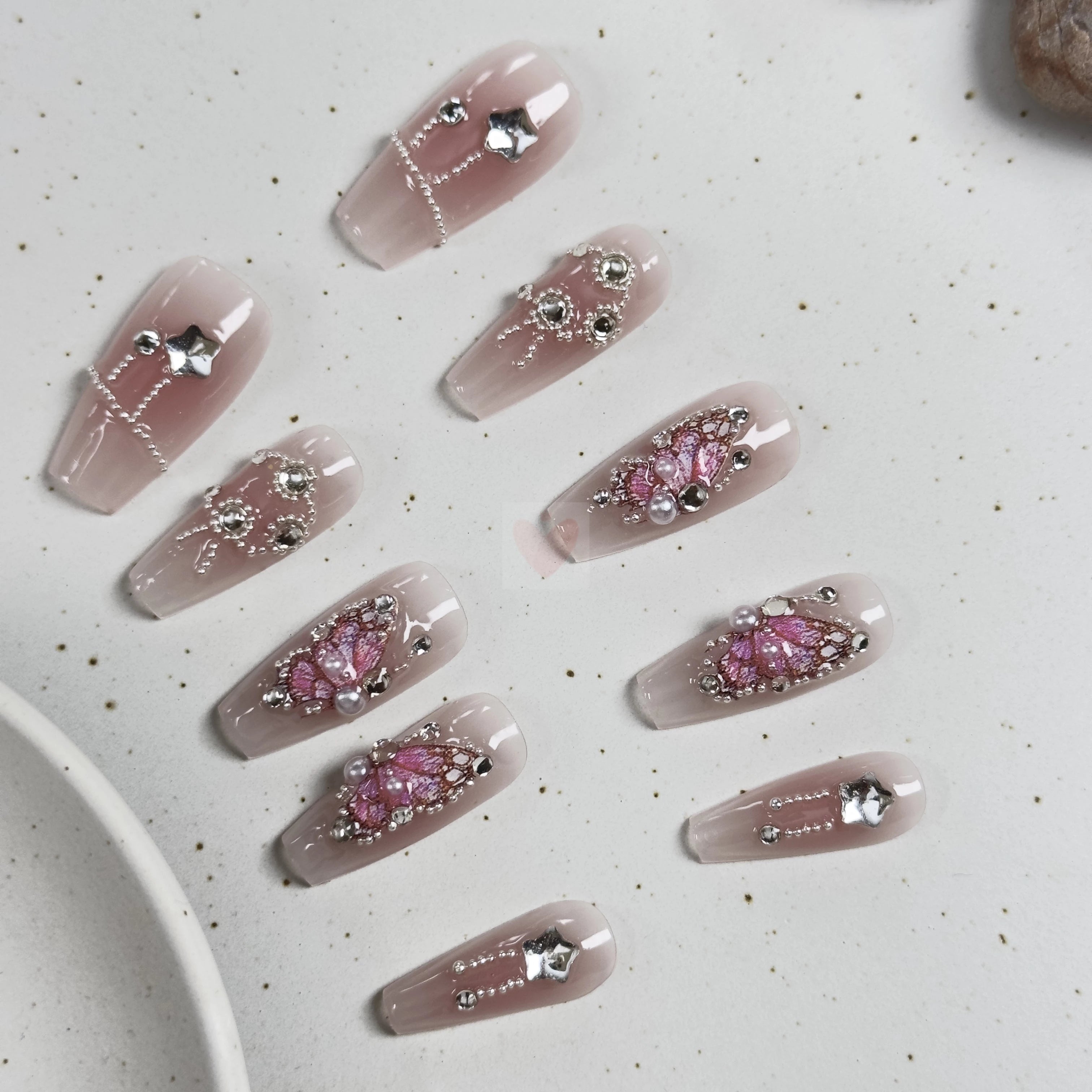 Starry Blush - Dress For Nails