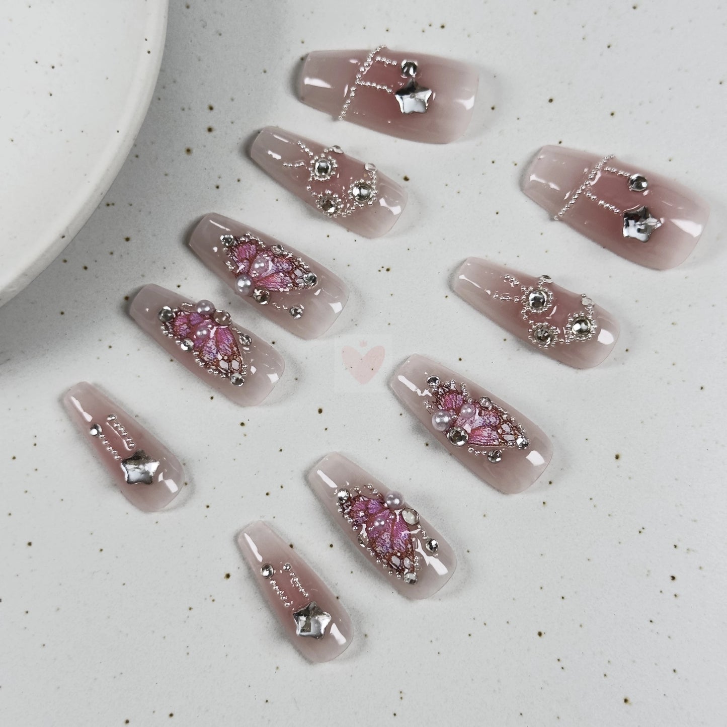 Starry Blush - Dress For Nails