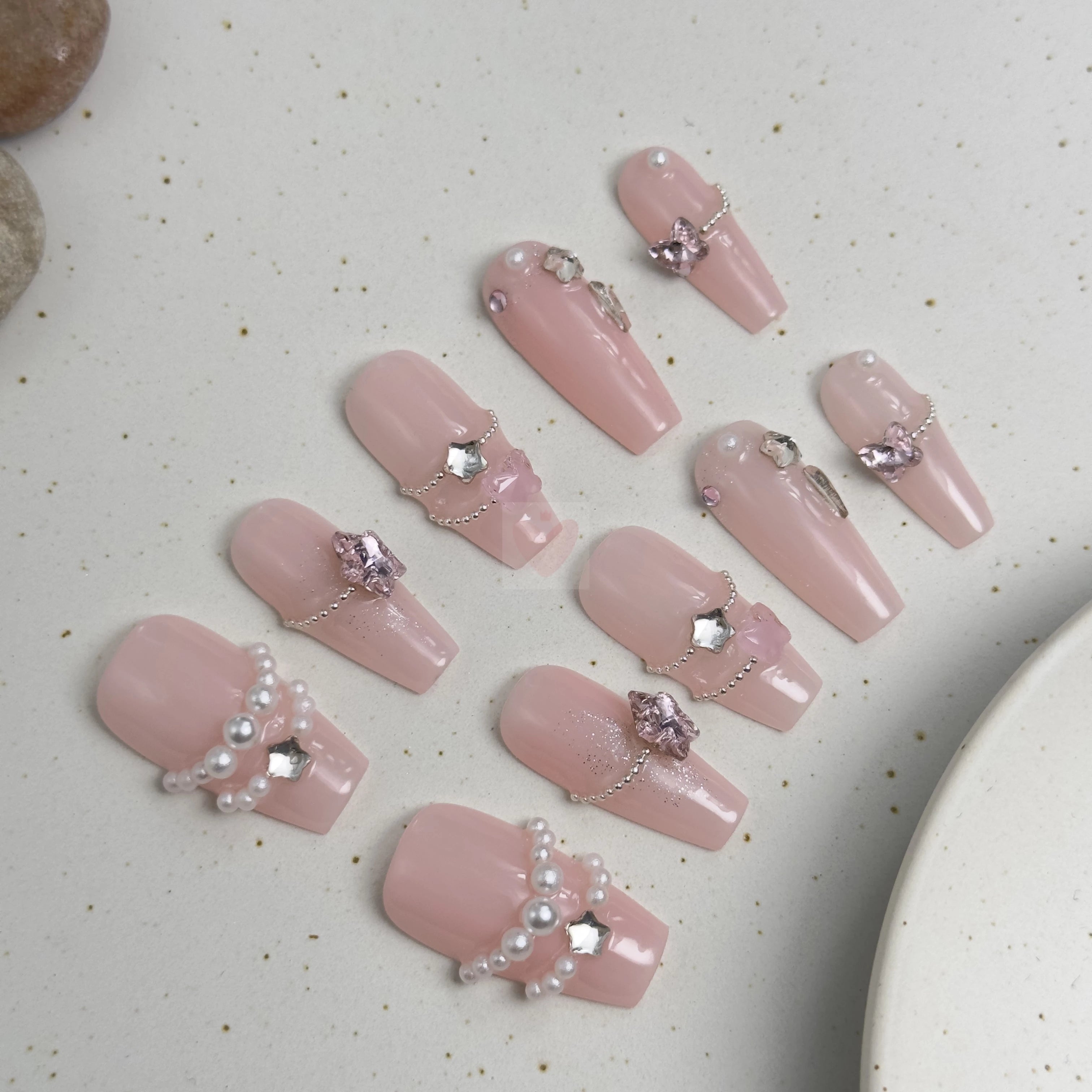 Rosy Whimsy - Dress For Nails