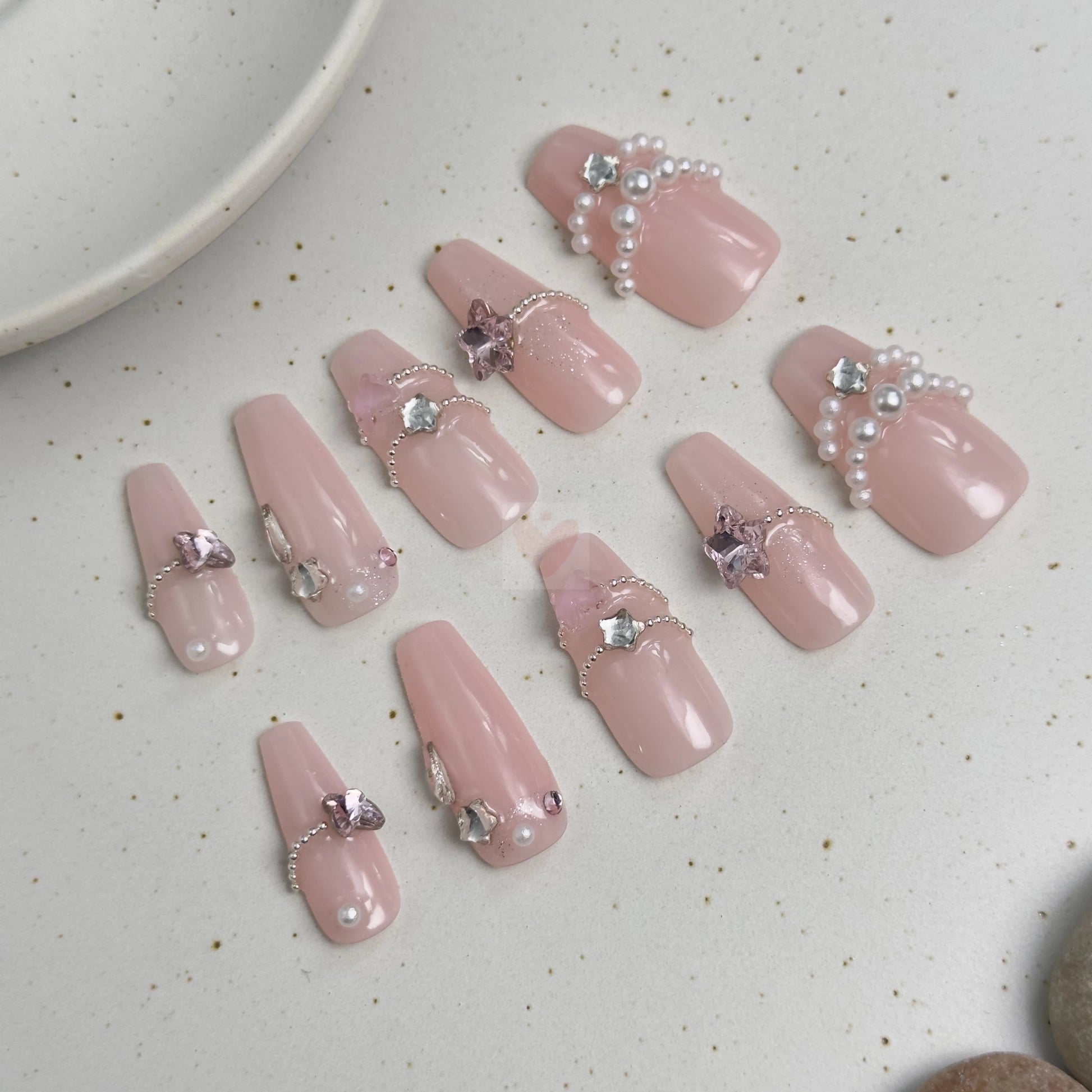 Rosy Whimsy - Dress For Nails