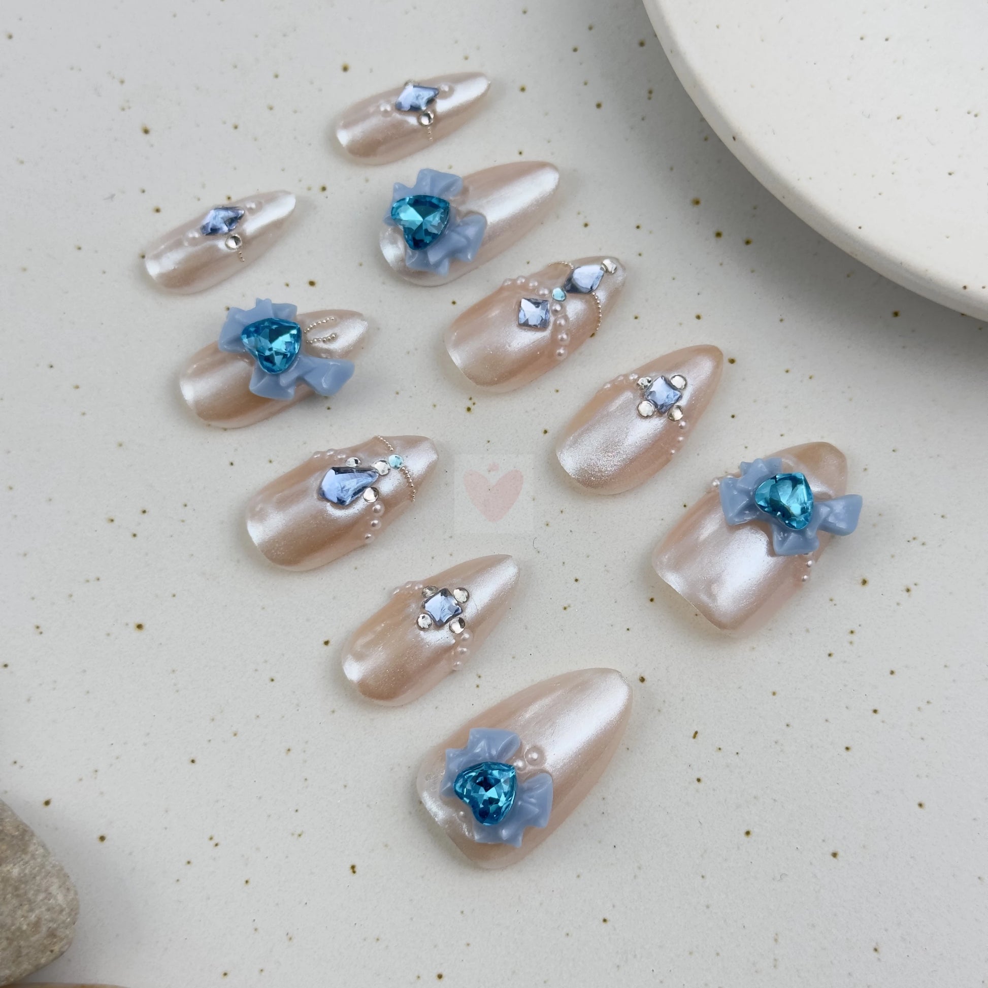 Sapphire Sparkle - Dress For Nails