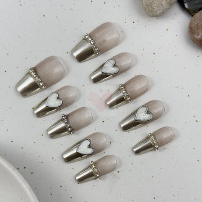 Silver Serenity - Dress For Nails